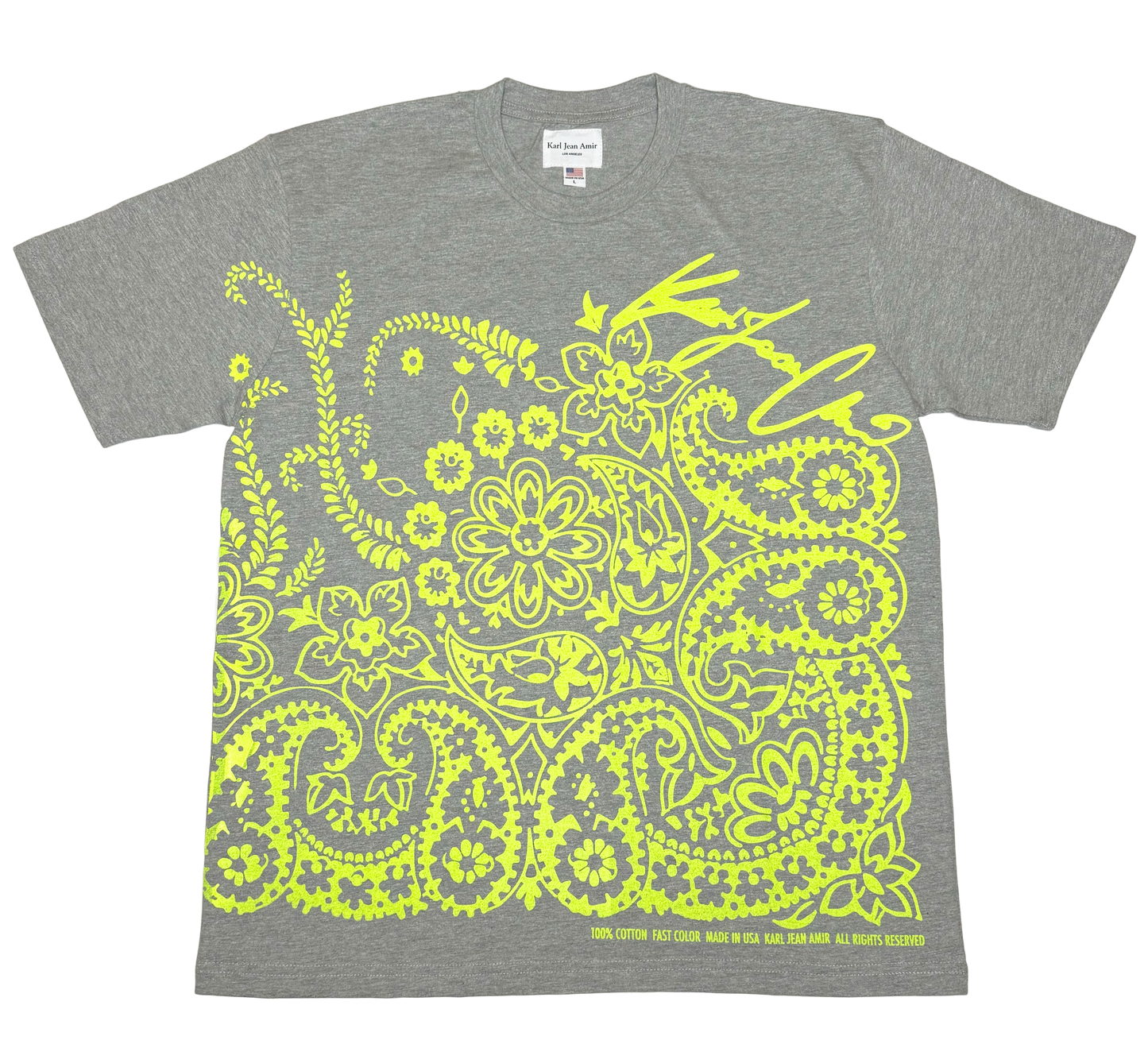 Paisley Tee Grey