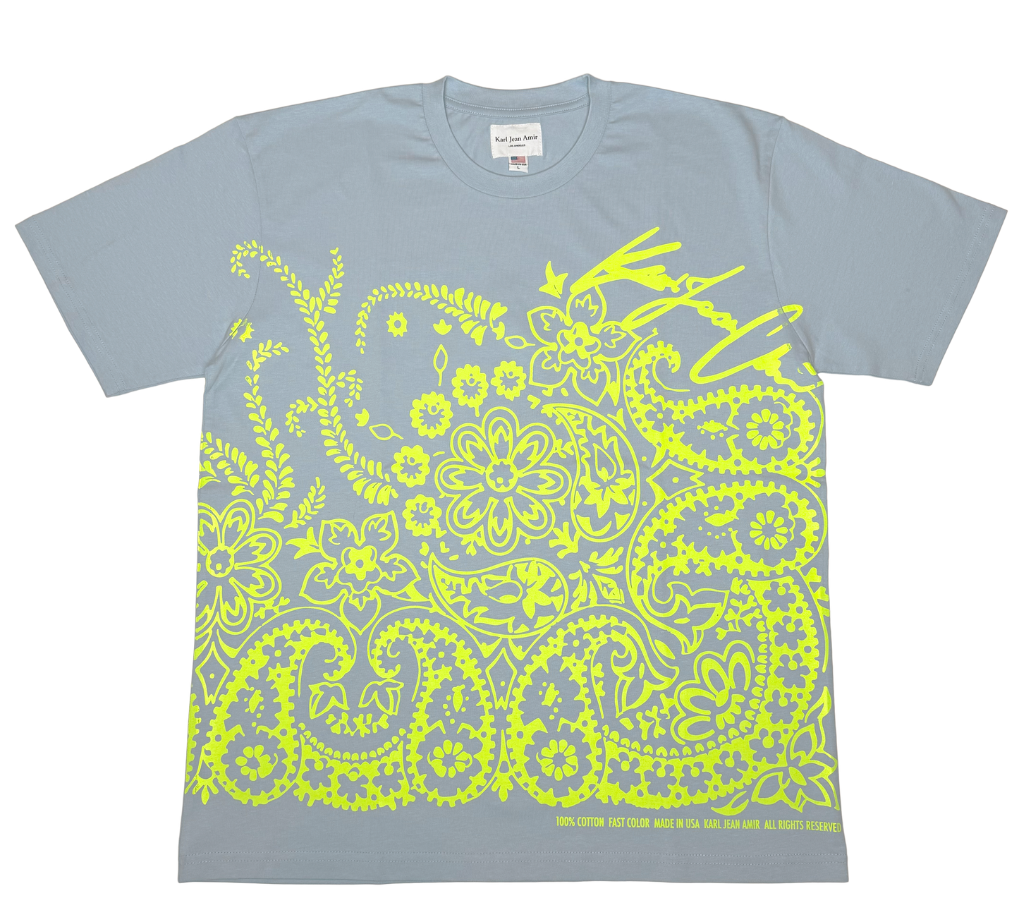 Paisley Tee Baby Blue