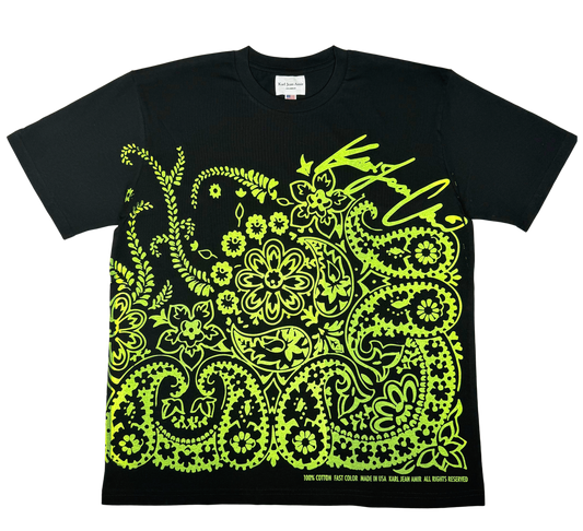 Paisley Tee Black