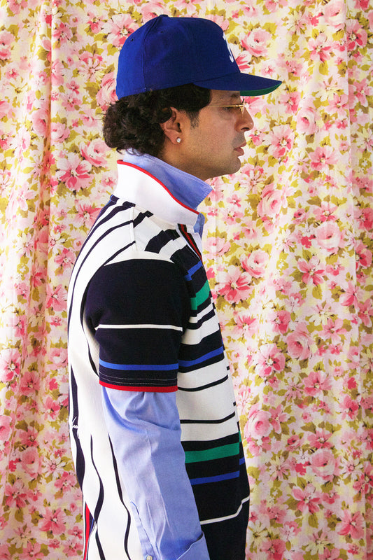 Rib Polo Shirt