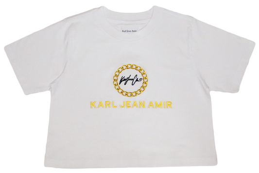 Cuban Link Crop White
