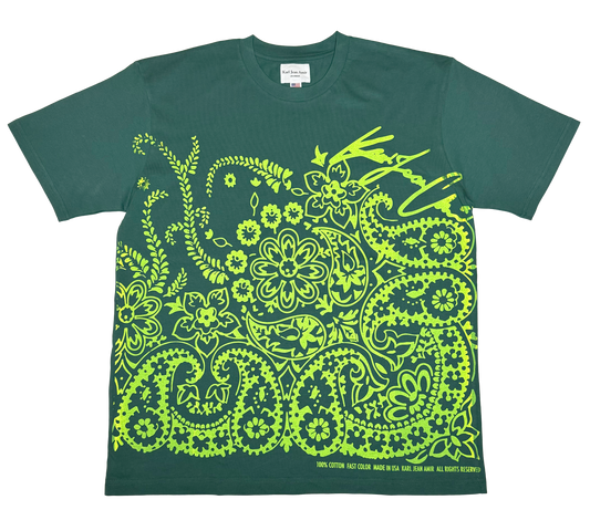 Paisley Tee Green