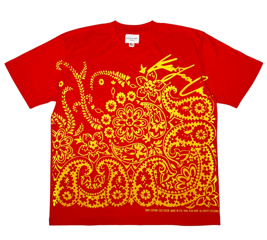 Paisley Tee Red